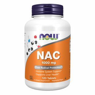 N-Acetyl-Cysteine 1000mg - 120 tabs 2022-10-1387 фото