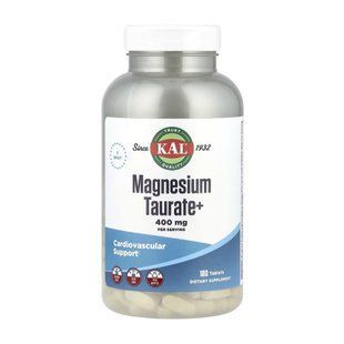Magnesium Taurate 400mg - 180 tabs (Пошкоджена банка) 2024-11-0428 фото