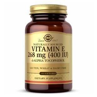 Vitamin E 400 IU d-Alpha Tocopherol - 100 Softgels 2022-10-0751 фото