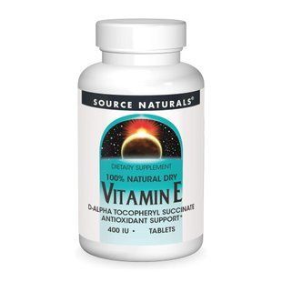 Vitamin E 400 IU D-Alpha Tocopherol - 100 tabs 2023-10-6156 фото
