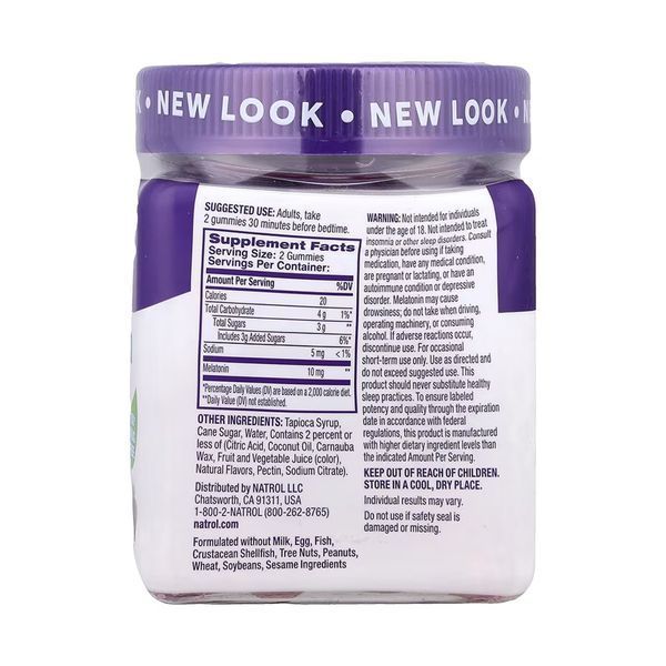 Melatonin 10mg - 60 gummies 2023-10-6225 фото