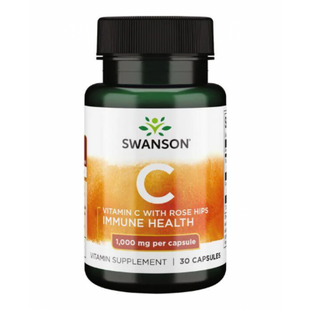 Vitamin C Rose Hips 1000mg - 30caps 100-26-2567087-20 фото