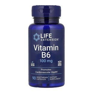 Vitamin B6 100 mg - 90 vcaps 2023-10-5139 фото